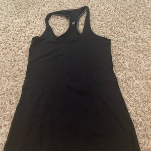 Lululemon Size 4 Black Racerback Tank